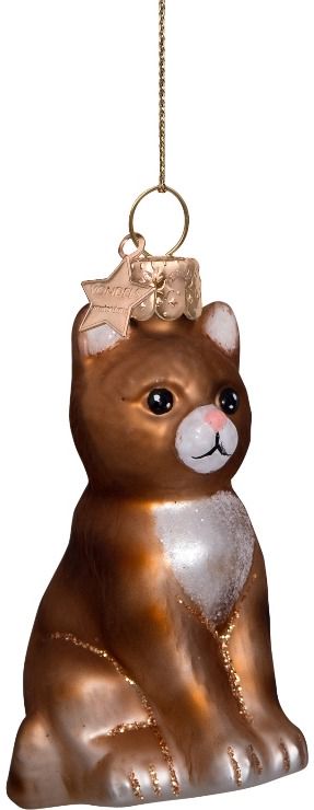 Kalėdinis eglutės žaisliukas „Cat“ H8 cm