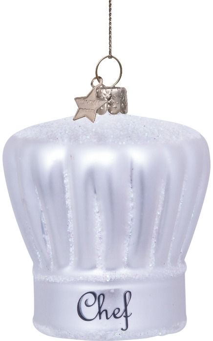 Kalėdinis eglutės žaisliukas „Chef's“ Hat“ H7 cm