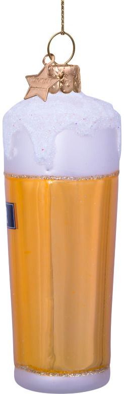 Kalėdinis eglutės žaisliukas „Beer in glass“ H11 cm