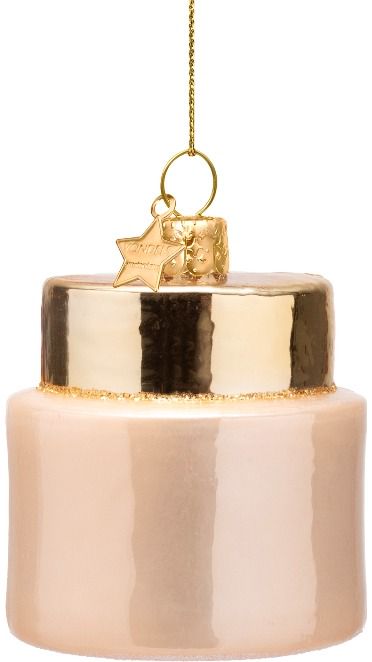 Kalėdinis eglutės žaisliukas „Aging cream“ H5 cm