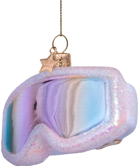 Kalėdinis eglutės žaisliukas „Ski goggles“ H5 cm