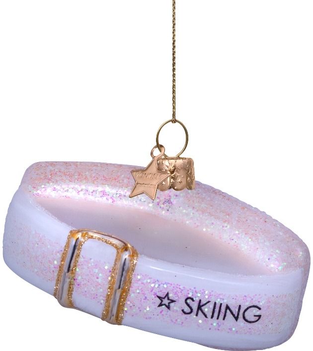 Kalėdinis eglutės žaisliukas „Ski goggles“ H5 cm