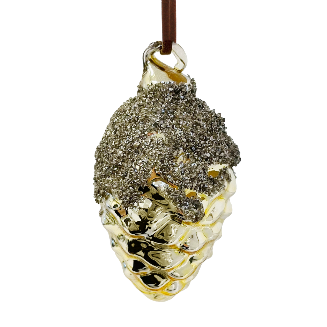 Kalėdinis eglutės žaisliukas „Cone shiny“ H6,5 cm