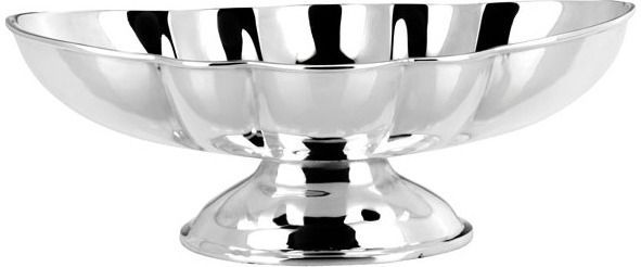 Pasidabruotas dekoratyvinis dubuo „Silver“ L25 cm