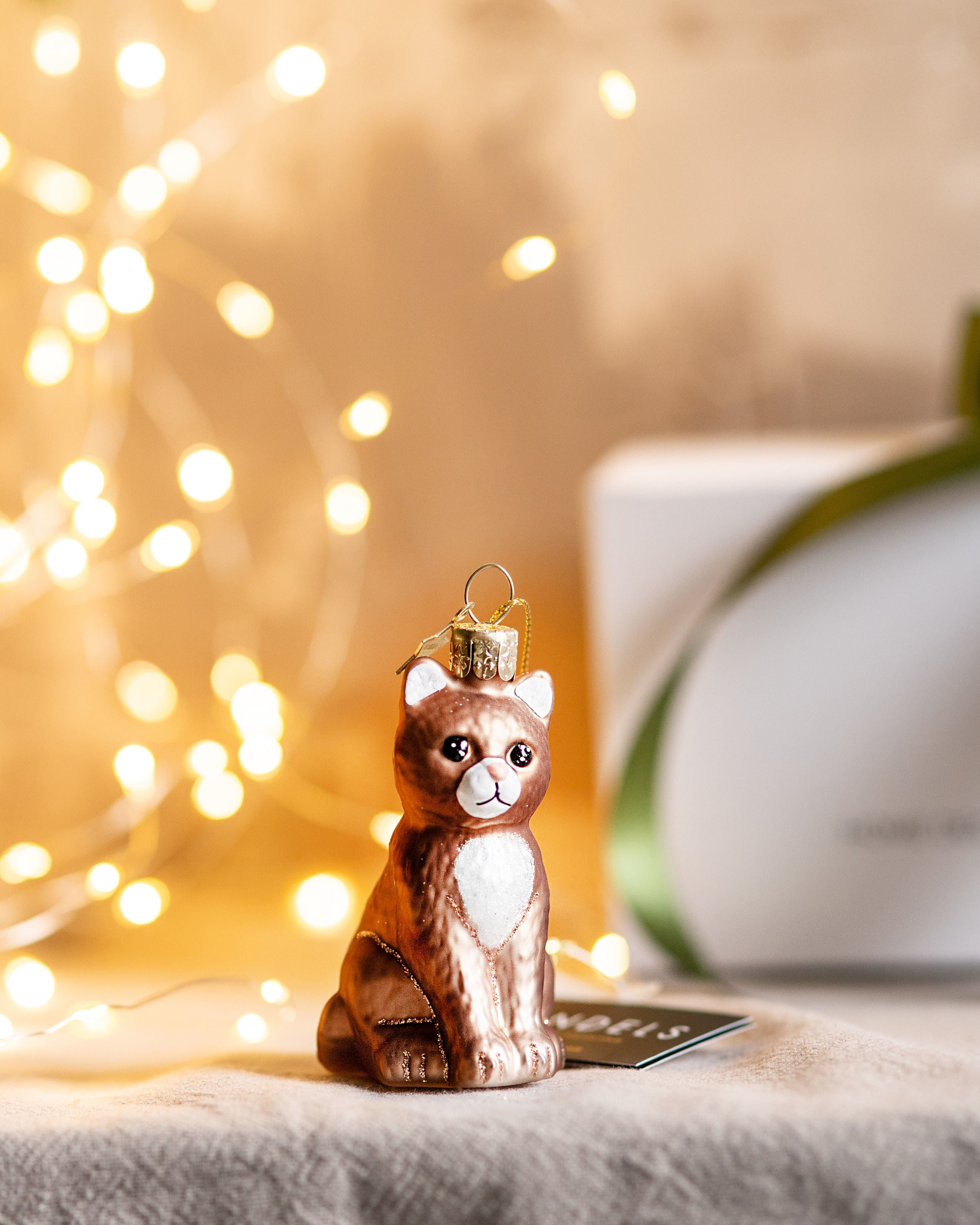 Kalėdinis eglutės žaisliukas „Cat“ H8 cm