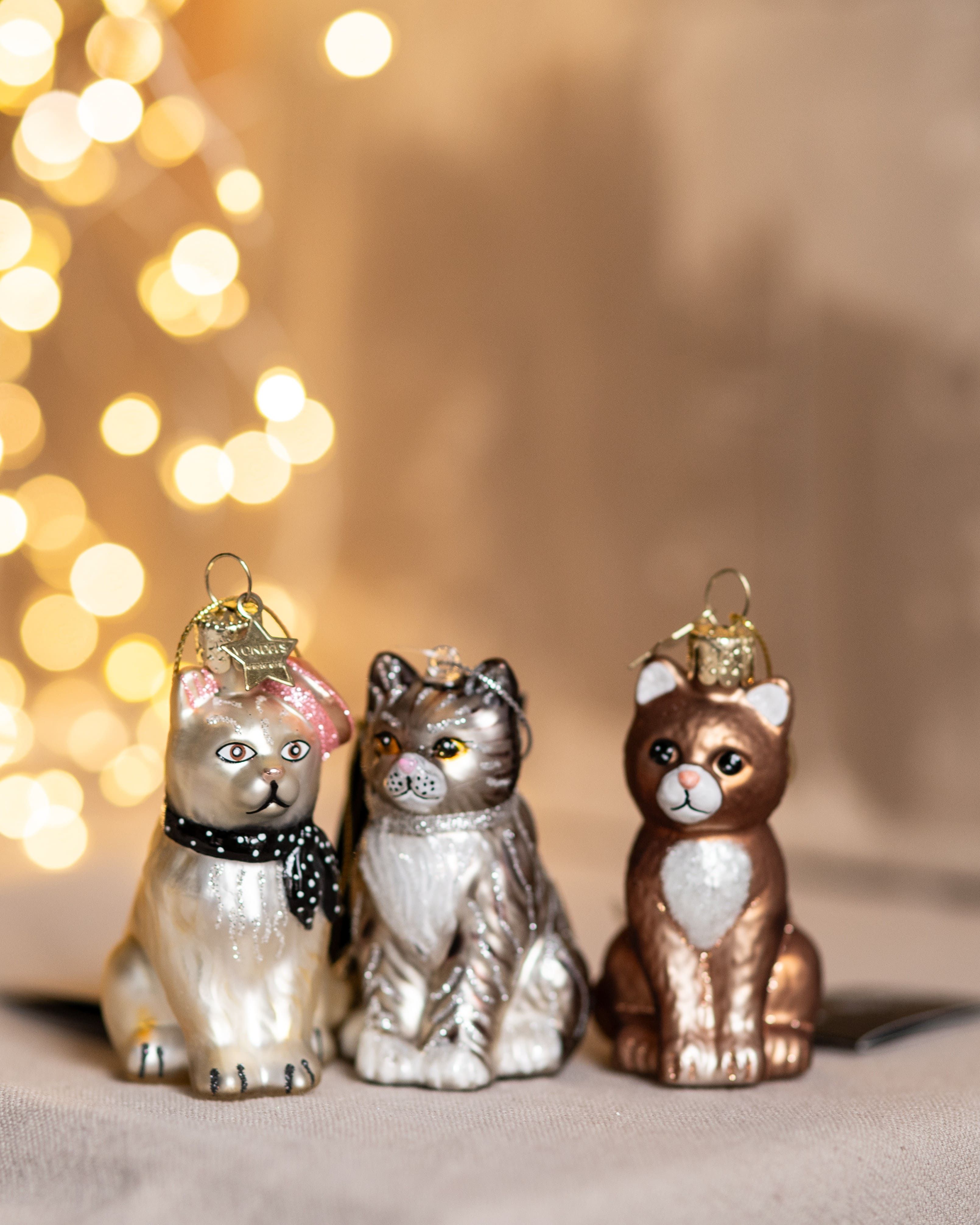 Kalėdinis eglutės žaisliukas „Cat“ H8 cm