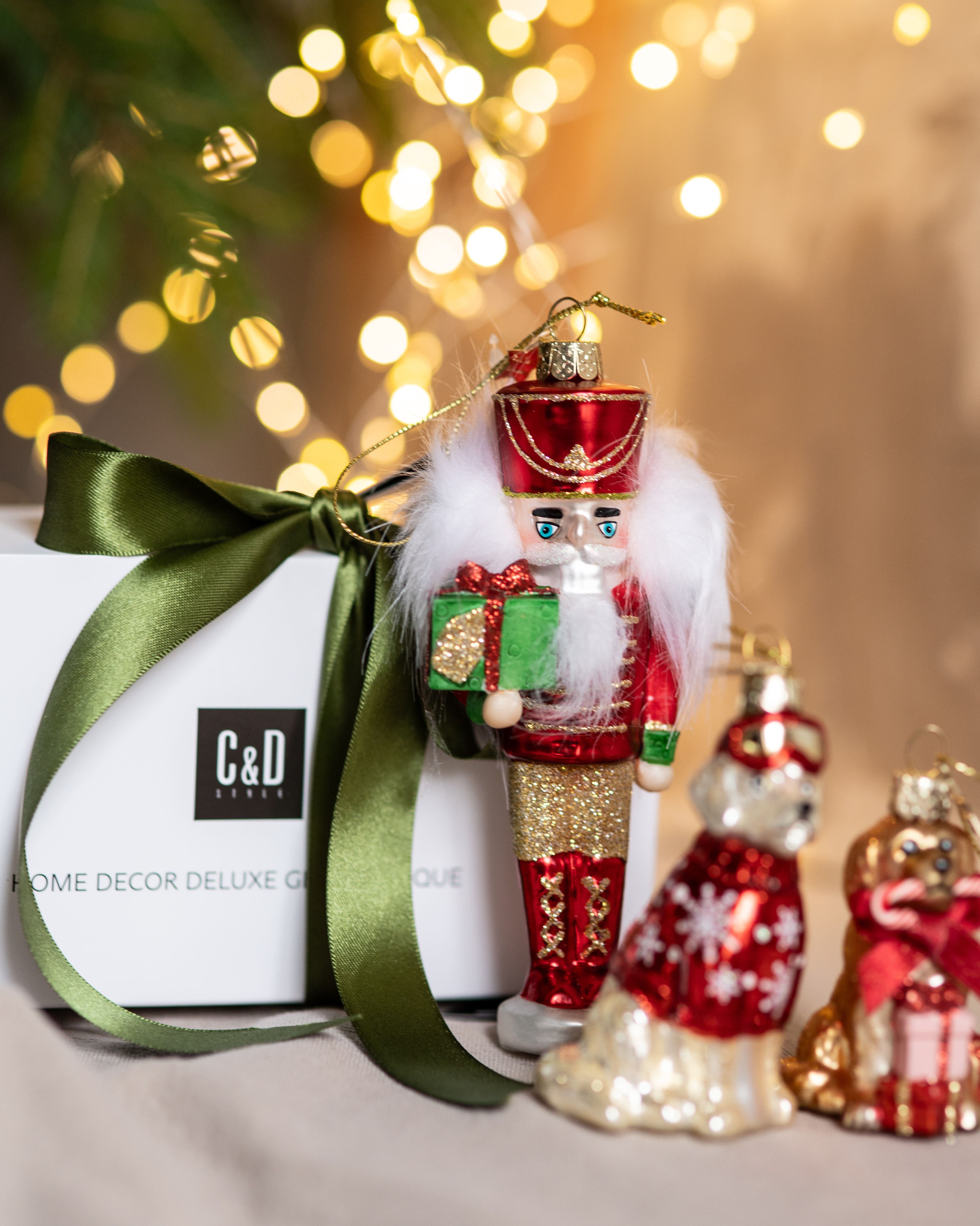 Kalėdinis eglutės žaisliukas „Nutcracker“ H16 cm