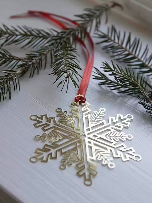 Kalėdinis eglutės žaisliukas „Snowstar“ H7,5 cm