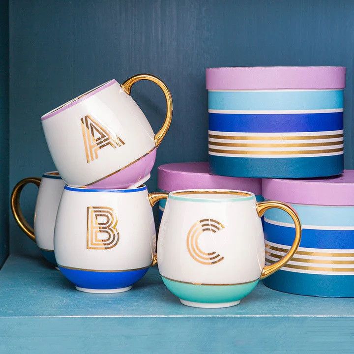 Arbatos puodelis „Library monogram - P“