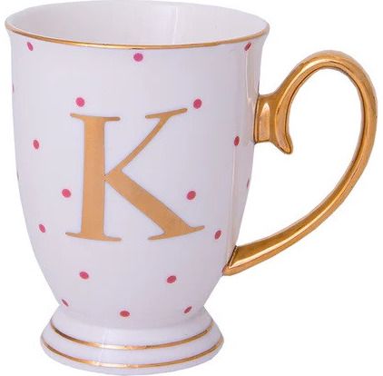 Puodelis „Alphabet dots - K“